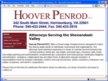 Click to visit the Hoover Penrod PLC web site