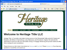 Click to view the S. L. Hess & Sons web site