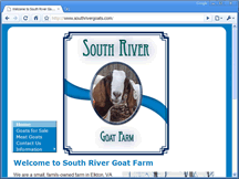 Click to visit the South River Goat Farm web site
