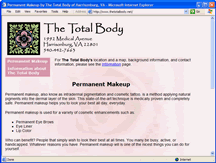 Click to visit The Total Body's web site