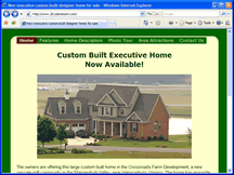 Custom Executive Home available